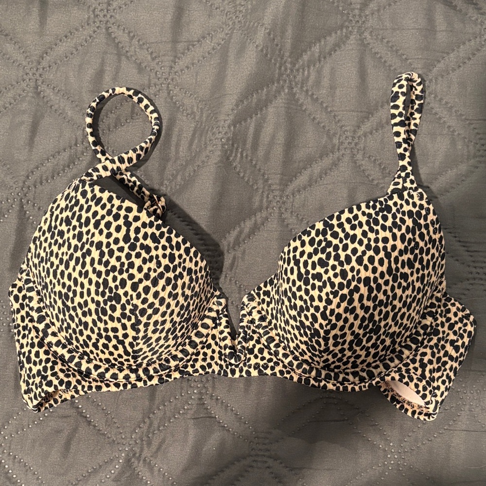 Leopard Print Bra